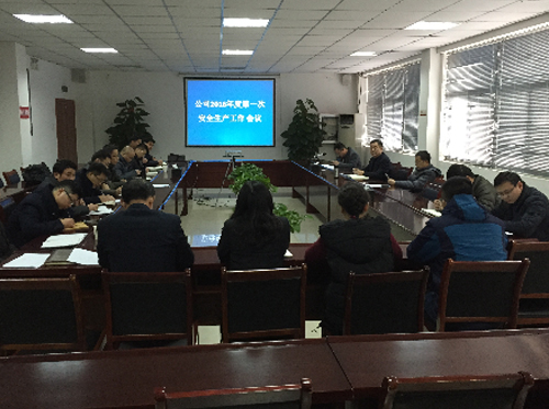 公司召開2016年度第一次安全生產(chǎn)工作會議