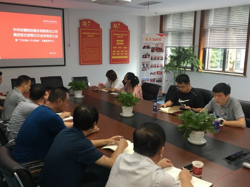 公司第四黨支部開展“不忘初心、牢記使命”主題教育集中學(xué)習(xí)研討