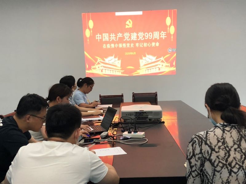 公司第一黨支部召開黨員大會暨黨史專題黨課